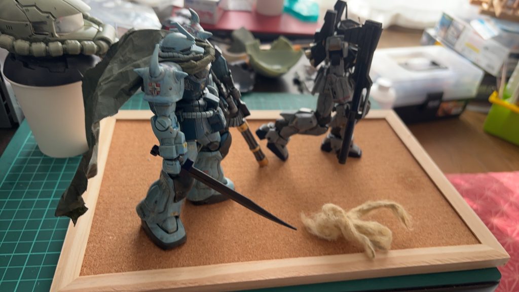 ザク君が完成する前にグフカス君とマーク君でモニターとしてイメージ作成