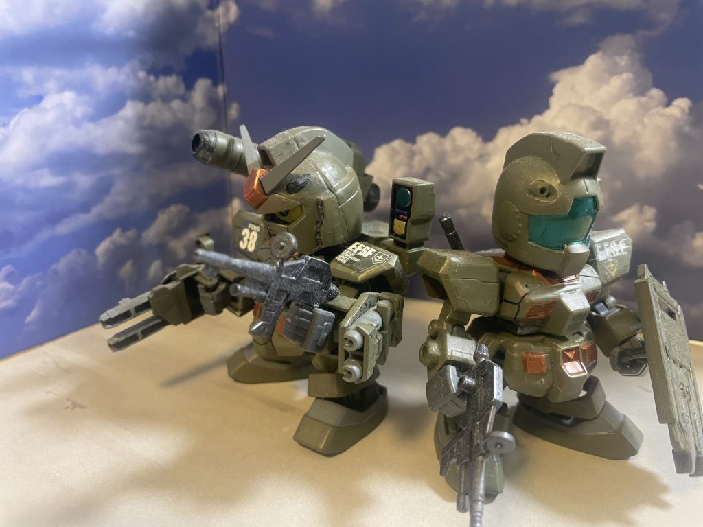 一緒に作ったジムさんと。