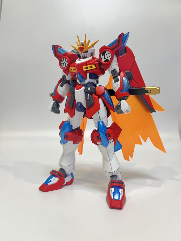 塗装白　EXホワイト赤　フィニッシャーズ　シルクレッドイエロー　サンシャインイエローベースに調色ブルー　ブルーFS15050に色の源マゼンタ数滴ブルークリア　ラフシルバー薄めに蛍光ブルーオレンジクリア　蛍光オレンジグレー　ファントムグレーフレーム　連邦グレーに白少量