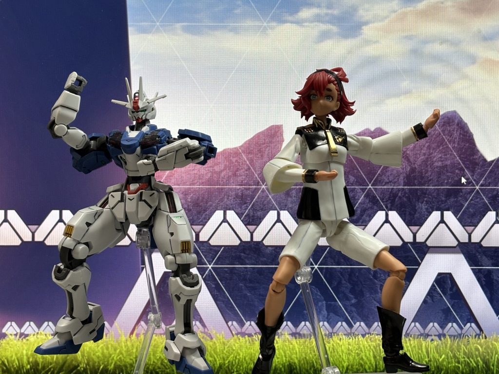 2人とも緊張からか動きが硬いw