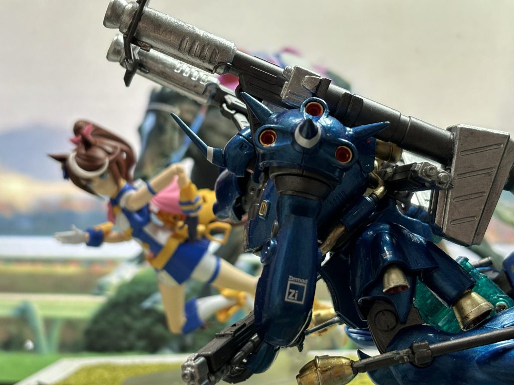 疾走感ある画像撮りたくて、テイオー撮ってる時につい強襲