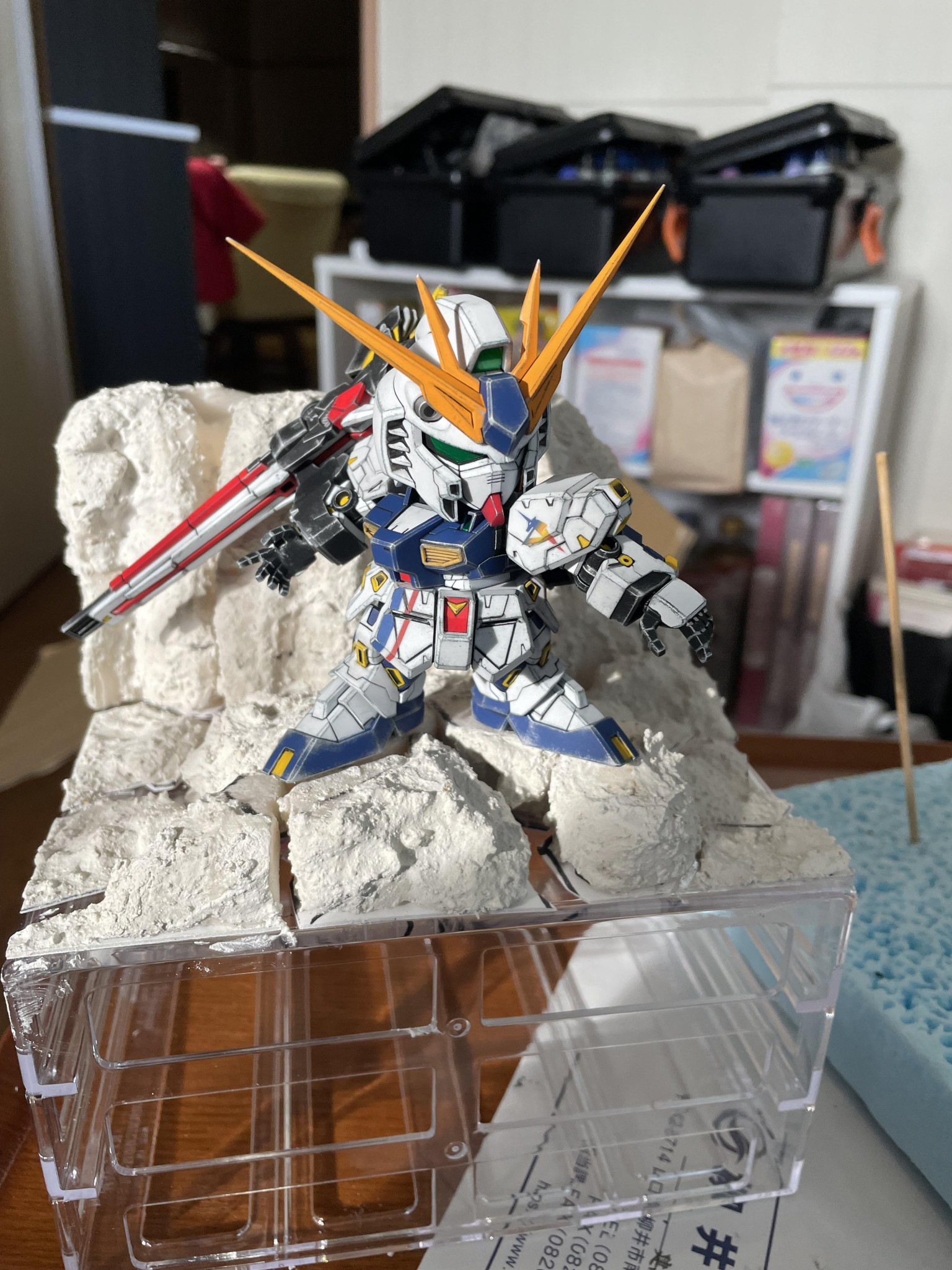 2対のffνガンダム｜オヤシラズンさんのガンプラ作品｜GUNSTA（ガンスタ）