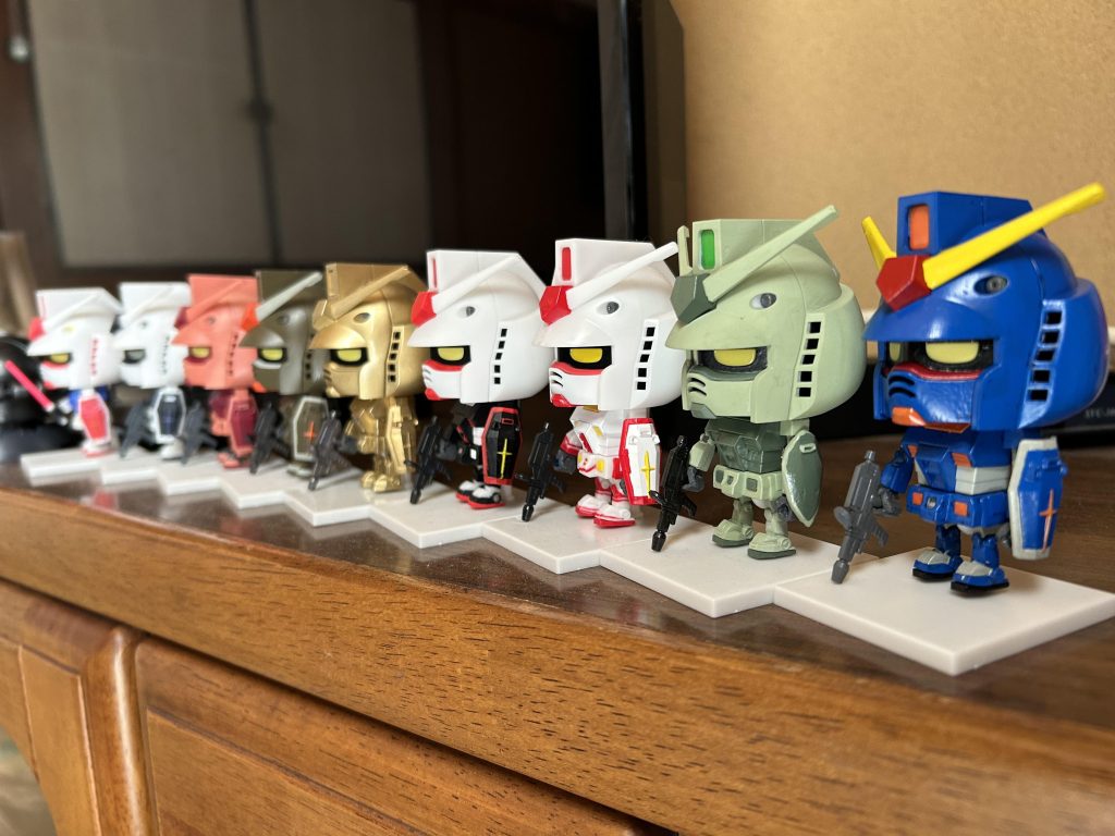 ガンプラくんフルアーマーブルーver.–3枚目/制作者：のん