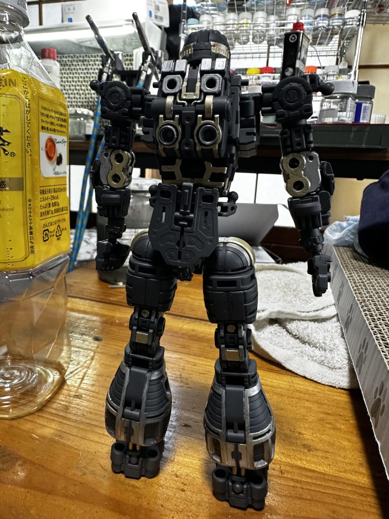 内部フレームは基本メカサフヘビィで塗装後エナメルカラーで塗り分けしてます。