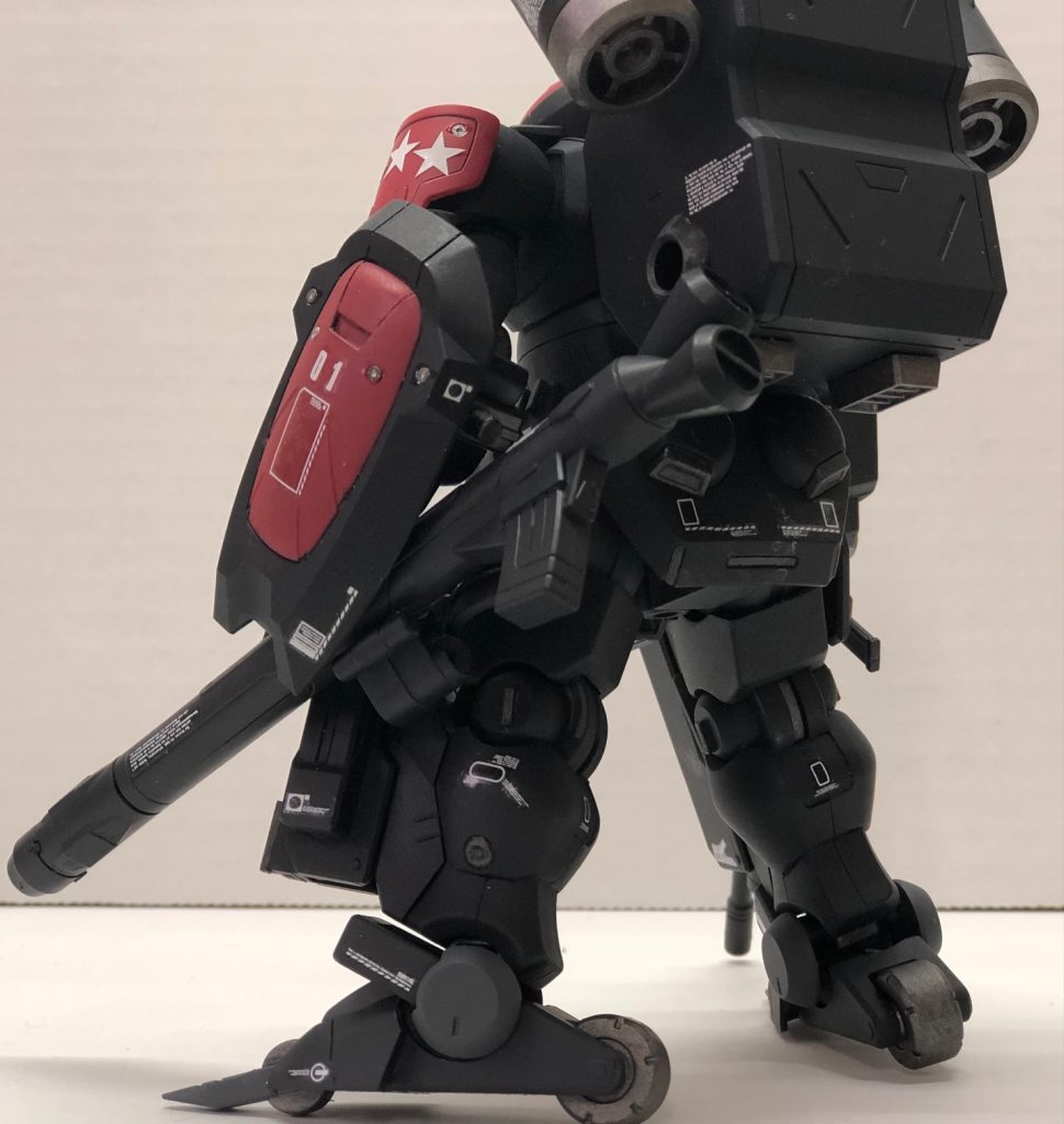 珍しく背後ショット。