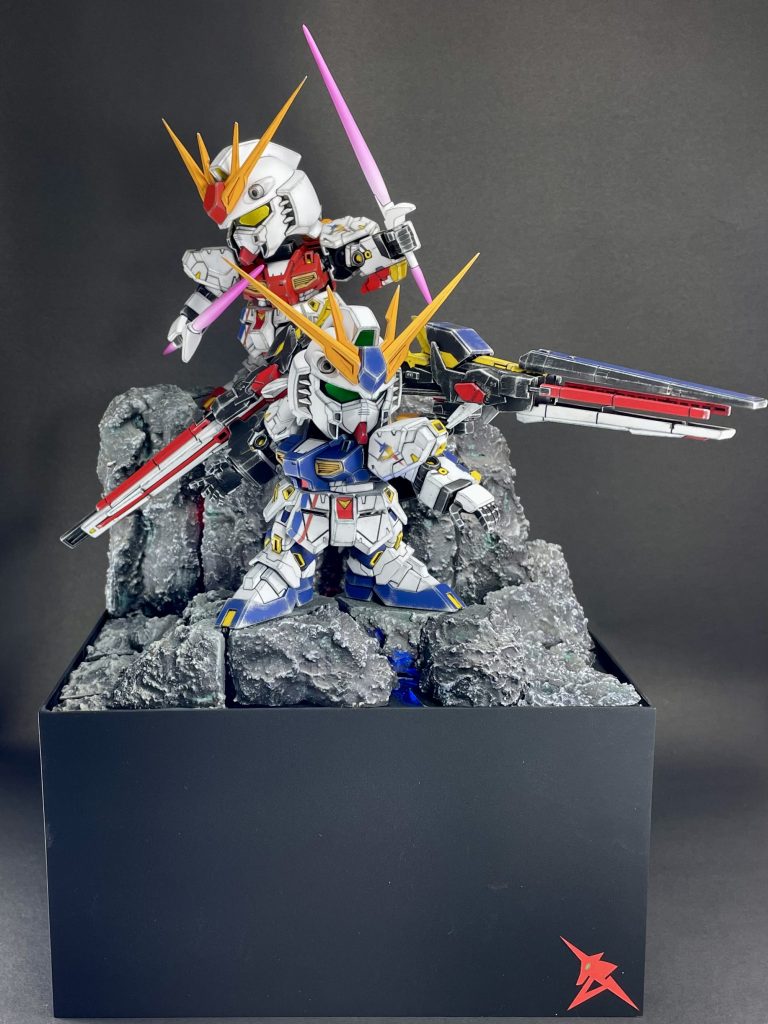 全景はこんな感じです。LEDの関係で、台座が高くなりました。