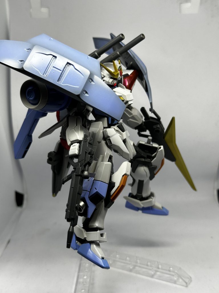 すっきりとした機体でしたが自分好みのゴツい感じになったと思います。