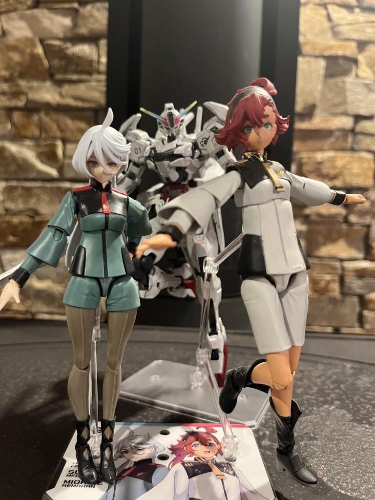 最後にフィギュアライズラボのスレッタとミオリネさんと撮影してみました(´∀`)最後までご視聴ありがとうございました♪