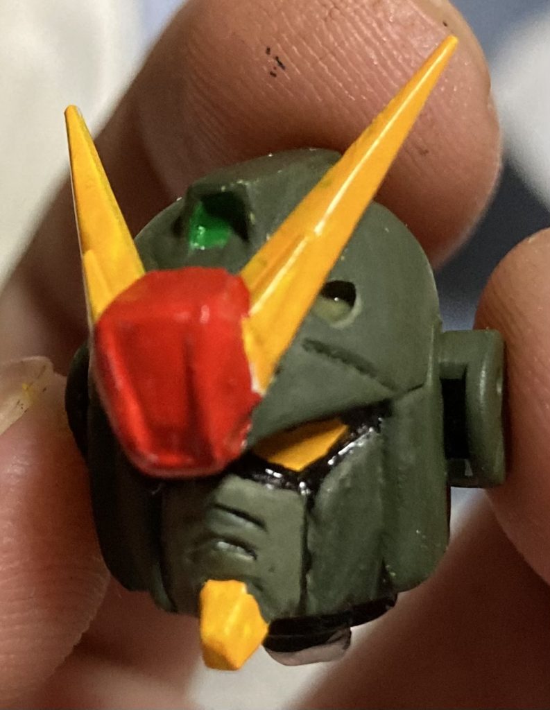 完成時のガンダムフェイス