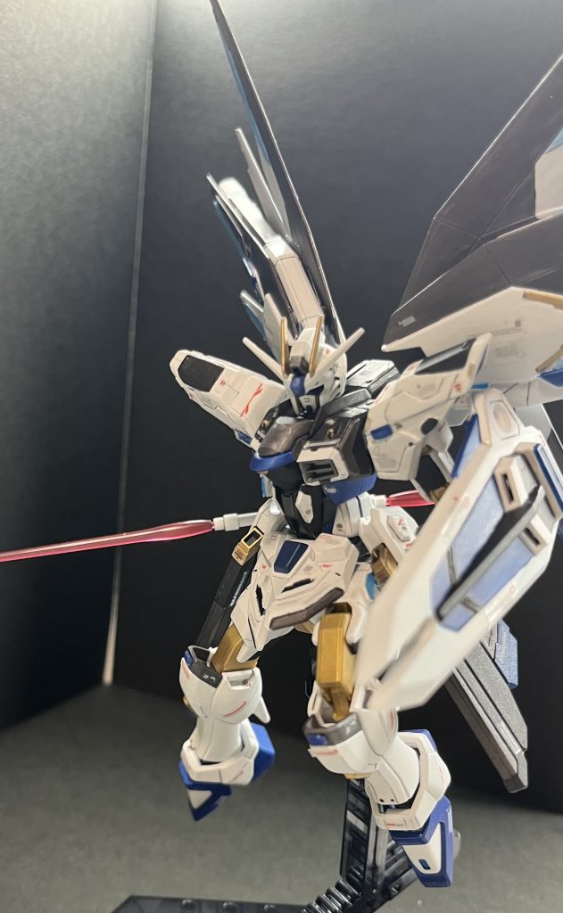 MA-M01 ラケルタ・ビームサーベル直結して一本のビームサーベルにするのカッコいいですよね。