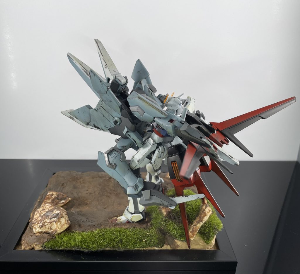 金属の棒を刺して固定しています。