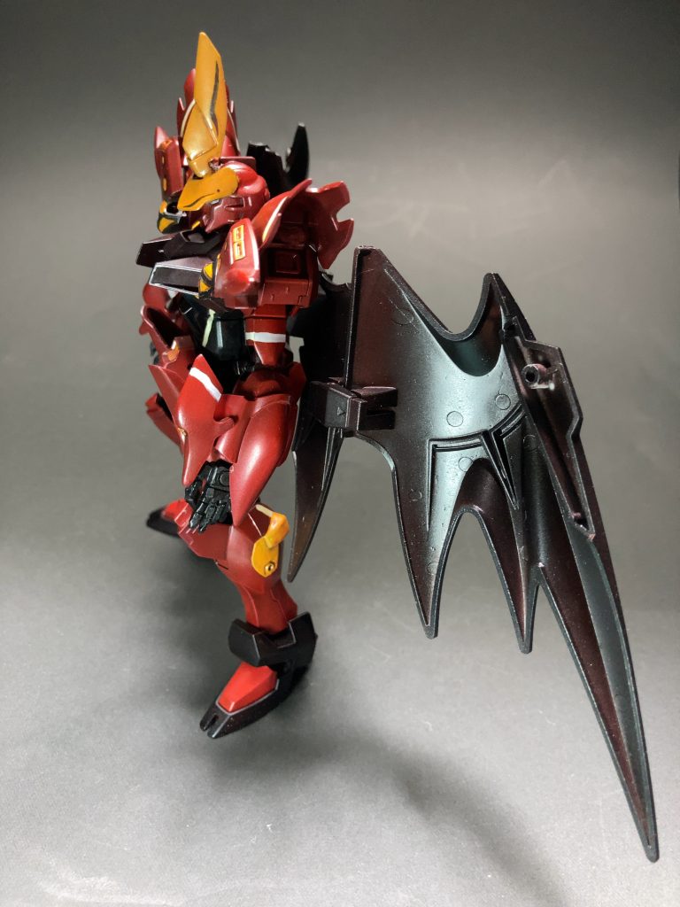 黒部はレッドと同じ下地でクリア+ピュアブラック。関節や、手首などはメタルカラーダークアイアン。