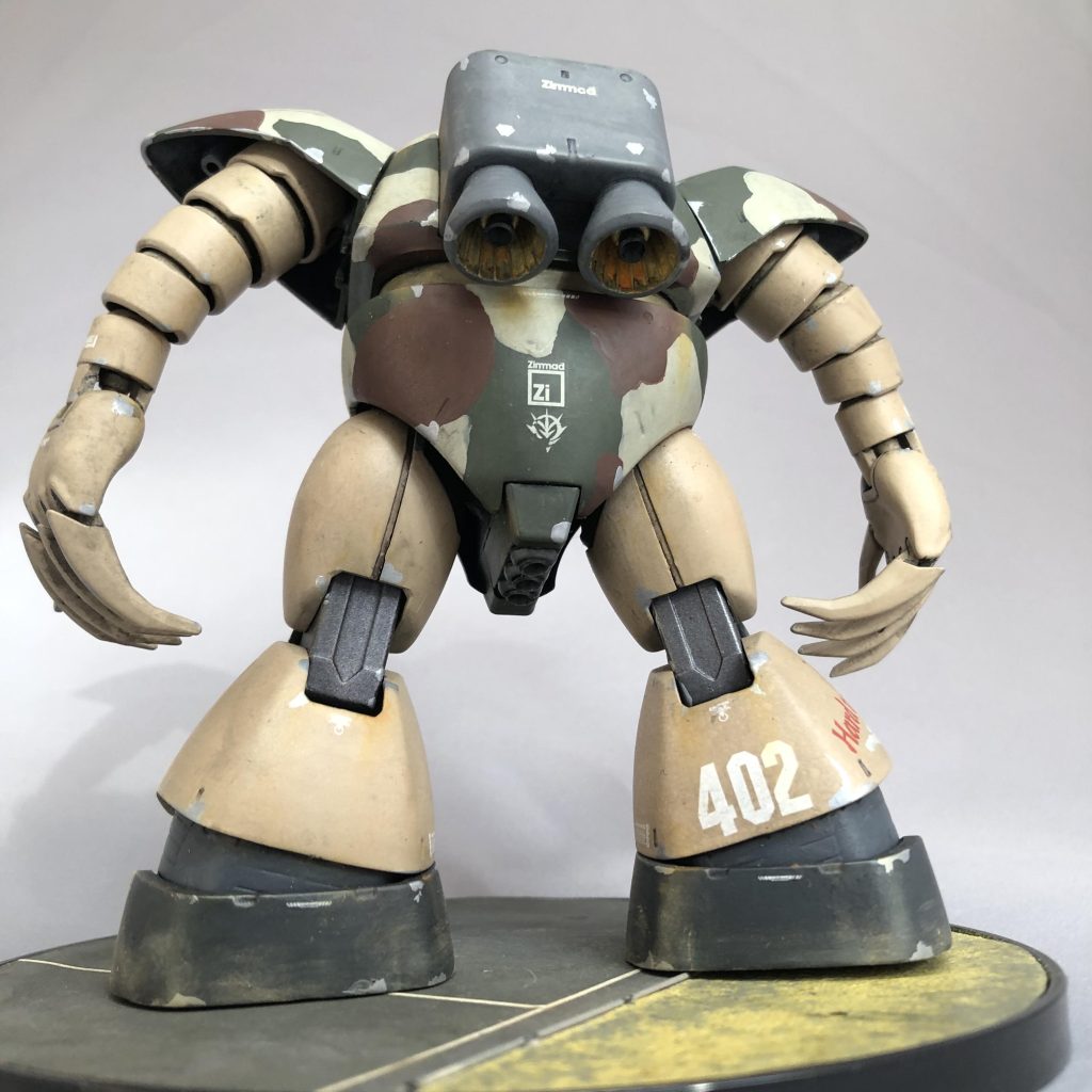 ジェットパックの噴出孔や股下噴出口などにはディテールアップパーツを追加しています。