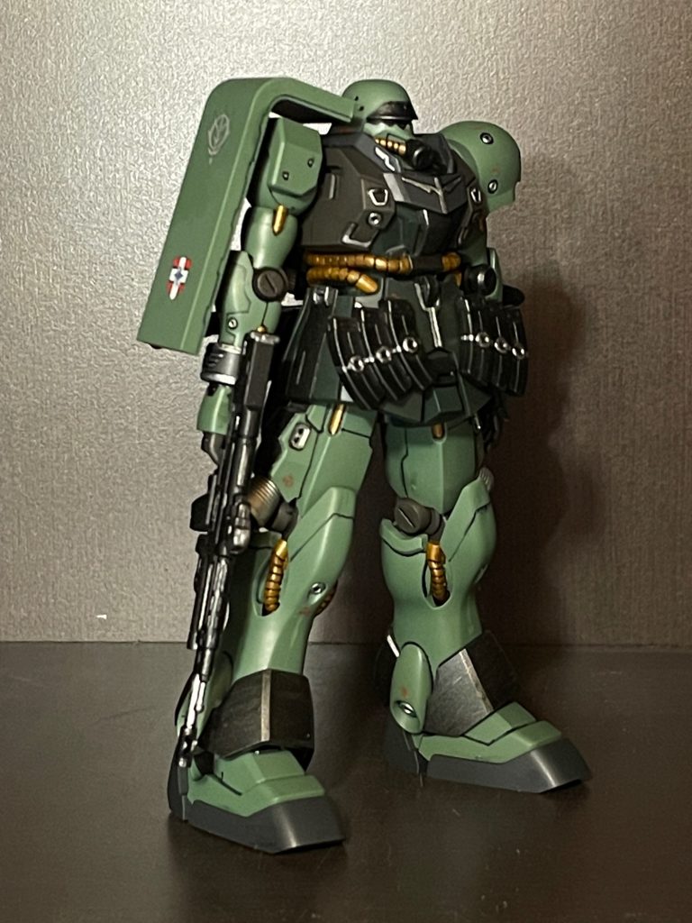 墨入れ、デカール、トップコート。汚し前。