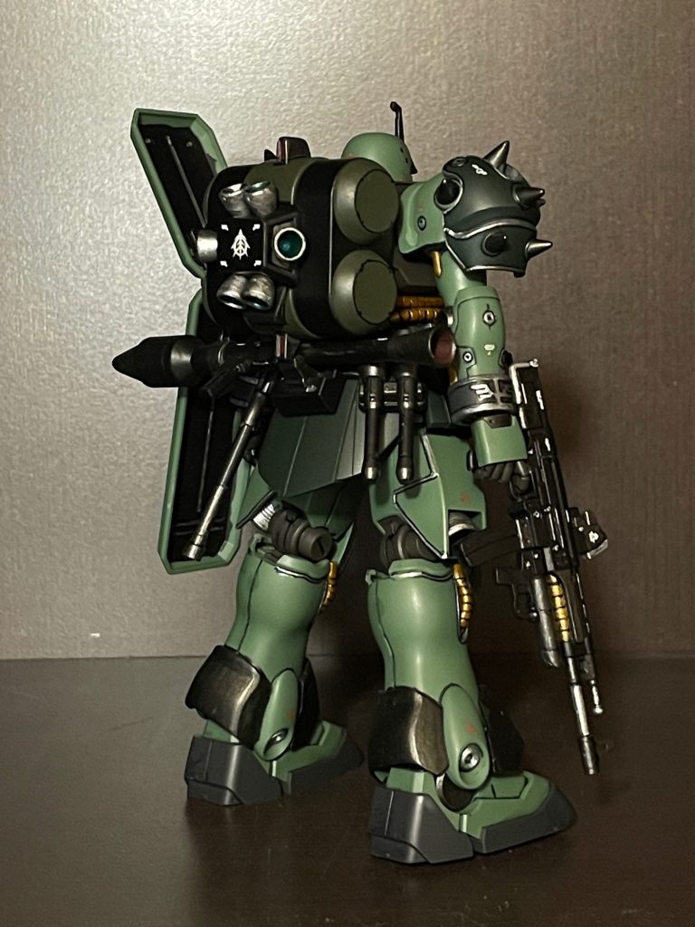 墨入れ、デカール、トップコート。汚し前。