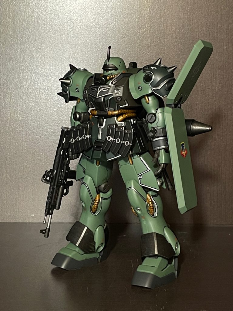 墨入れ、デカール、トップコート。汚し前。