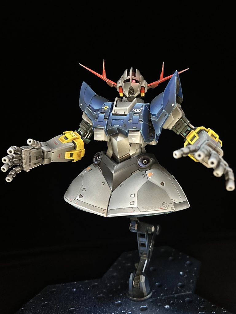 台座を宇宙塗りしましたが、写真には全然写っていませんでしたね(-｡-;