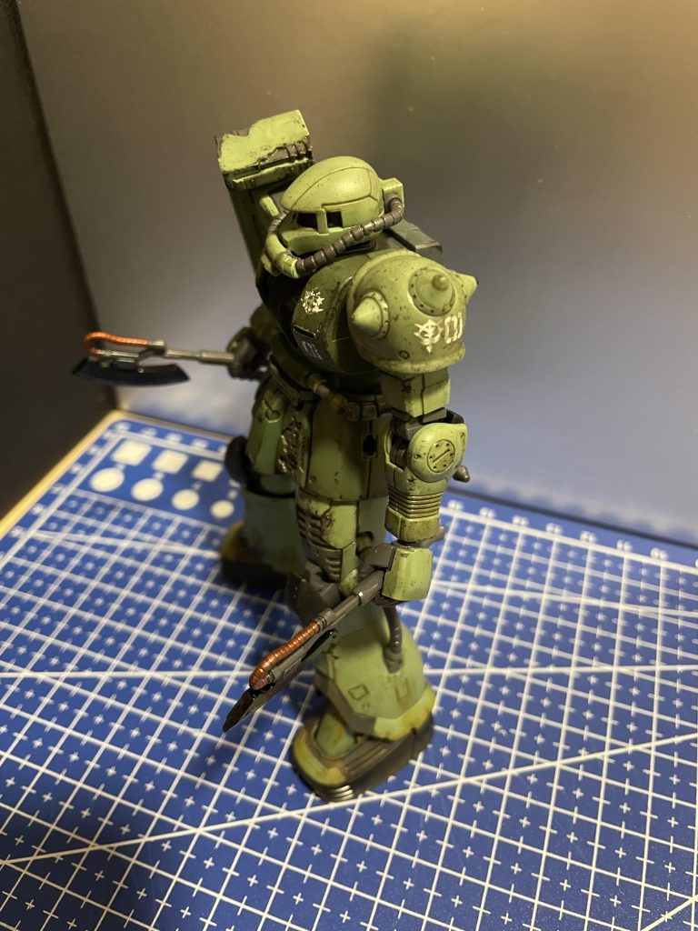 ザクには汚れが似合いますね🤤