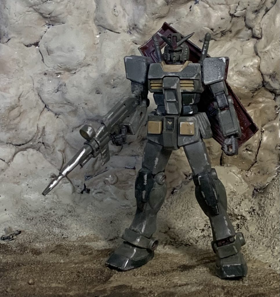 今回はそもそも、タミヤのアクリルを塗装に使っているのですが、チッピング液を使いたかったというのもあります。しかし、チッピング液薄かったので今後はもう少し濃いめにやりたいとおもいます