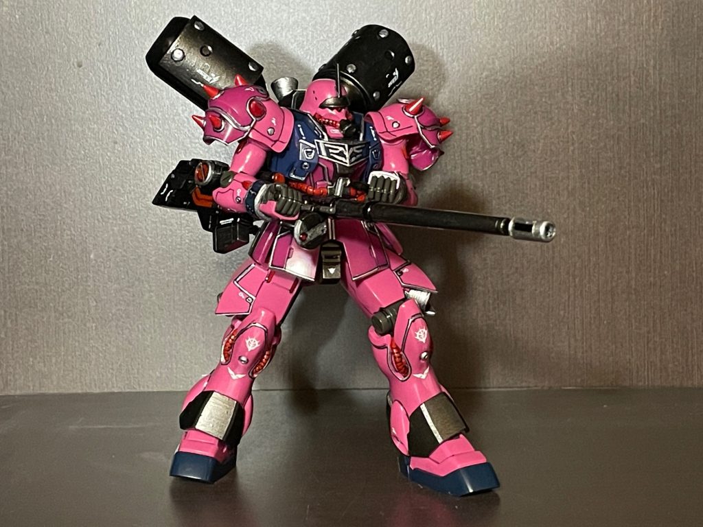 墨入れ、デカール、トップコート。汚し前。