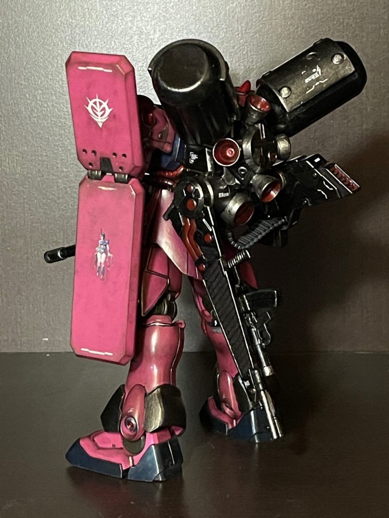 強力な長距離砲、ランゲ・ブルーノ砲装備ですが、やはり近接戦闘にも備えてジャンクでライフル&マガジンをゲット。装備しました。