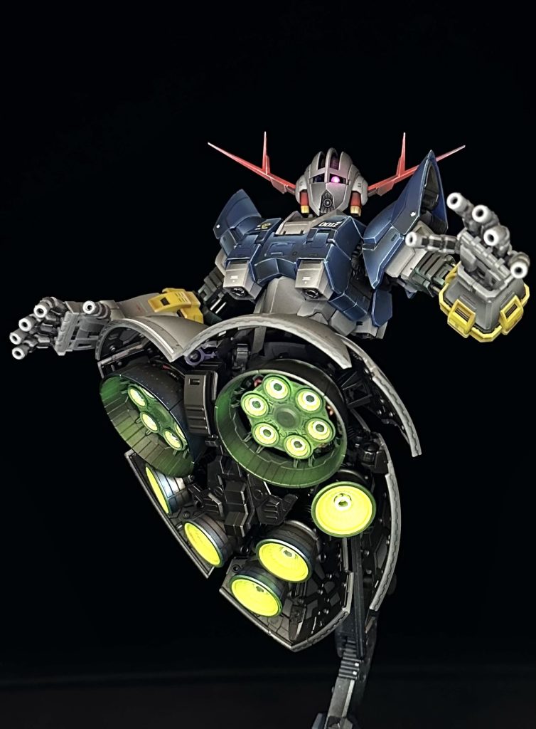 このポーズで飾りたくて頑張って製作しました！サムネにするつもりでしたが、お腹や腰回りのモジュレーション塗装が見えないので２枚目に。