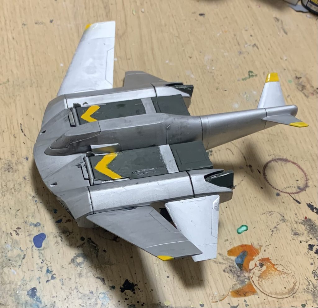 銀色の下地状態、これの方が良かった説もある