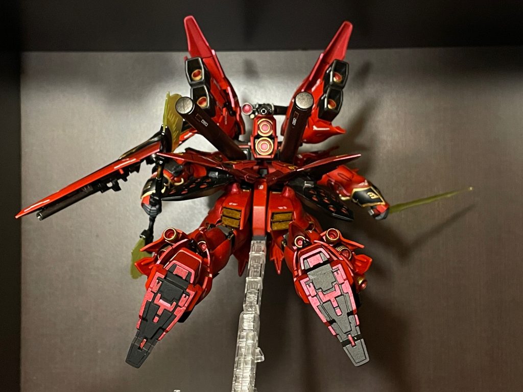 墨入れ、デカール、トップコート、汚し前。