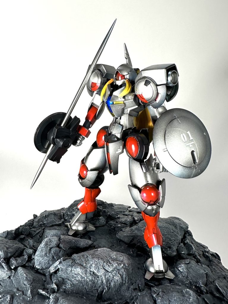 赤はキャンディ塗装で、シルバーは縁にうっすらクリアブルーを吹いていますがほとんどわかりませんね💦