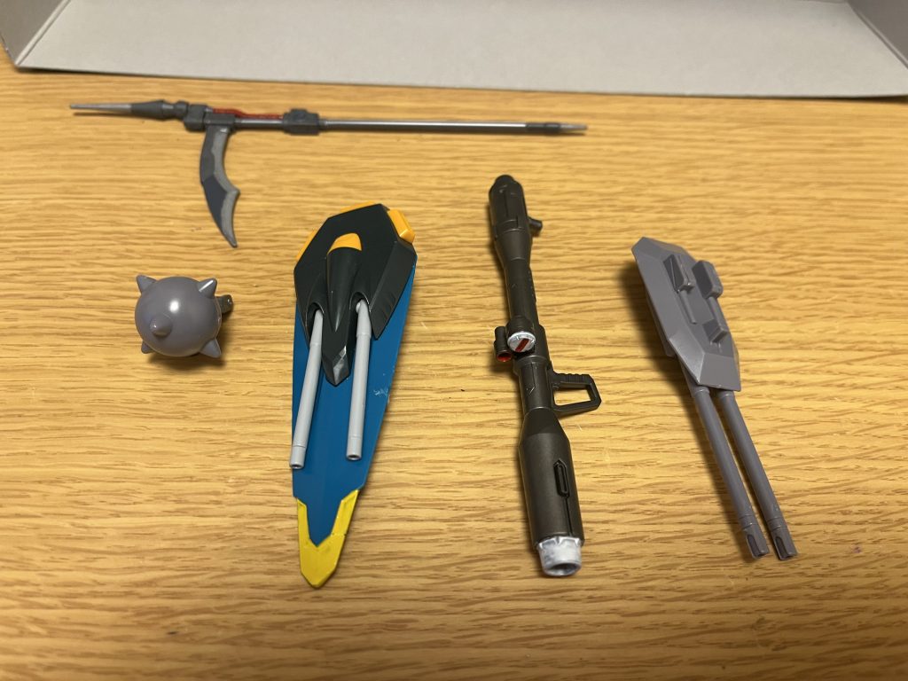 ※本機の携行武装の全てです。