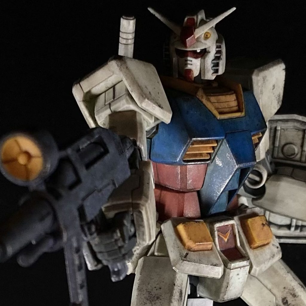 HG RX-78ガンダムの成形色を活かしたウェザリング仕上げ｜KIRAKUNI-GP