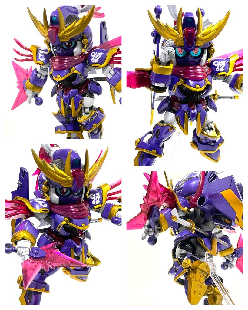 マスクを装着し、肩のフィンを展開!