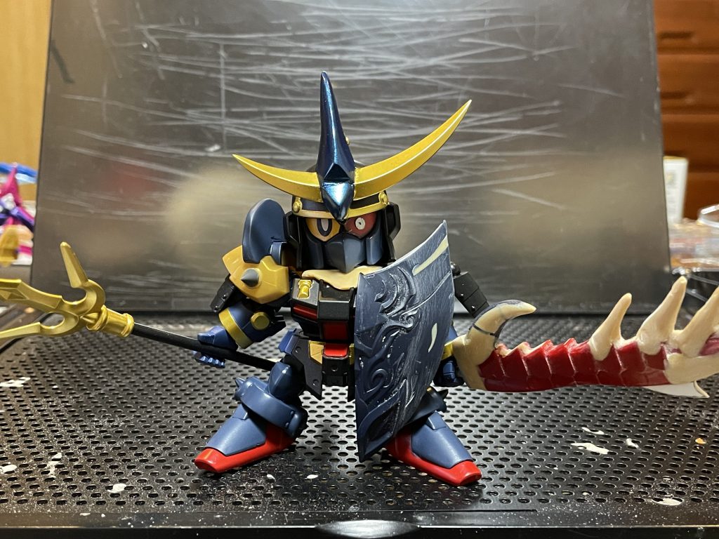 ベースの武者頑駄無真悪参がすごいいいキットなので改造しやすいですね。