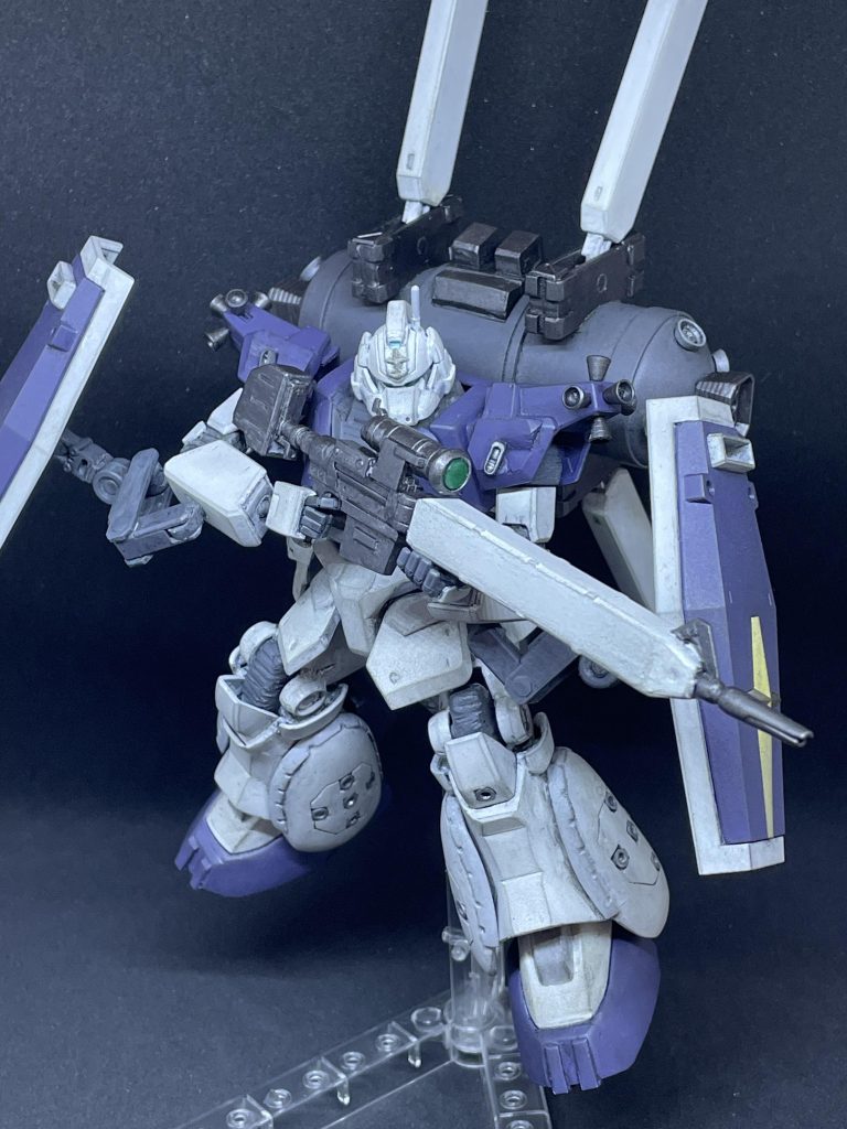 桜水樹先生の一枚絵の再現。サブアームはプラ板とジャンクパーツで自作しました。