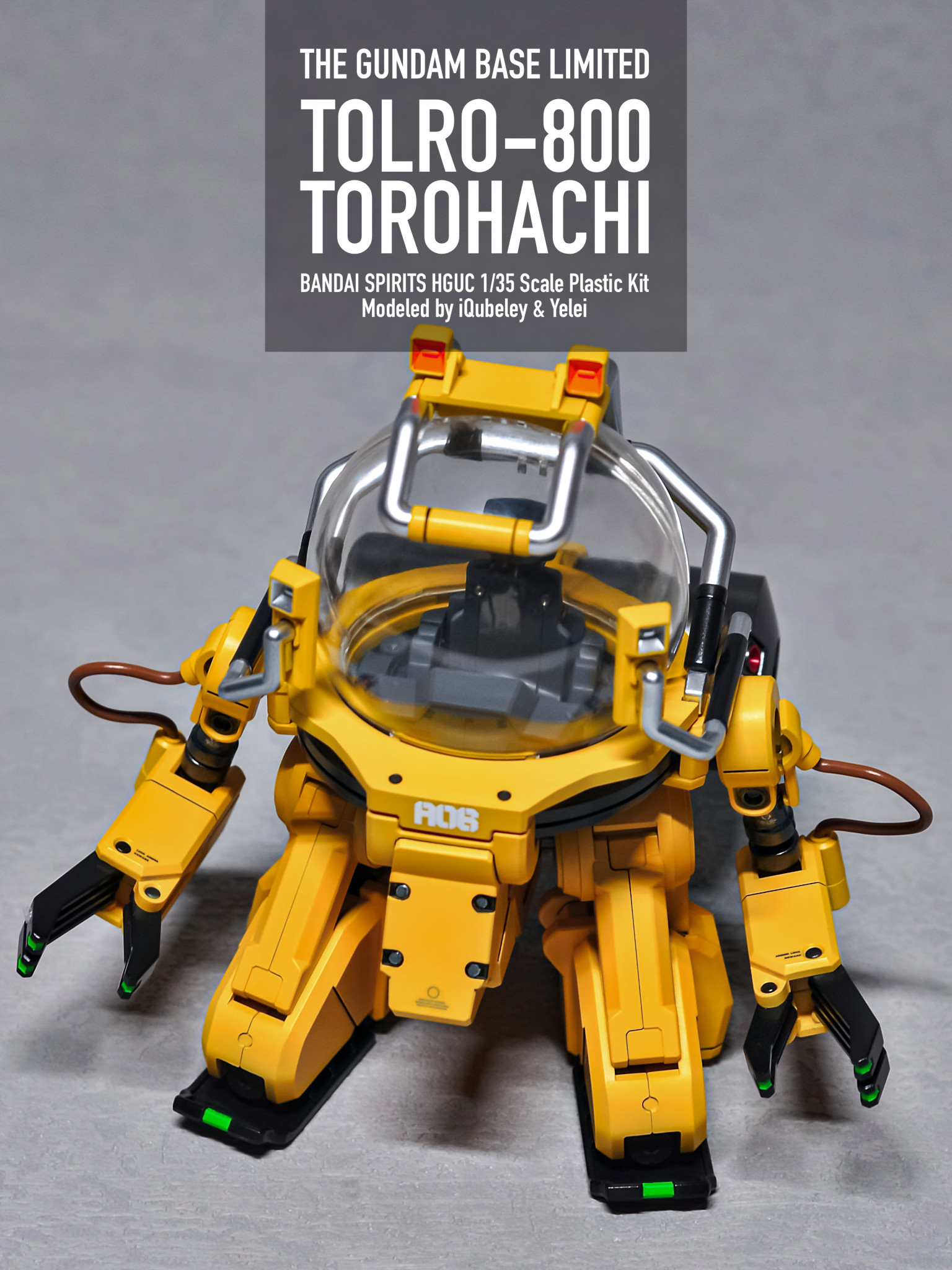 HG TOLRO-800 -トロハチ-｜iQubeleyさんのガンプラ作品｜GUNSTA 