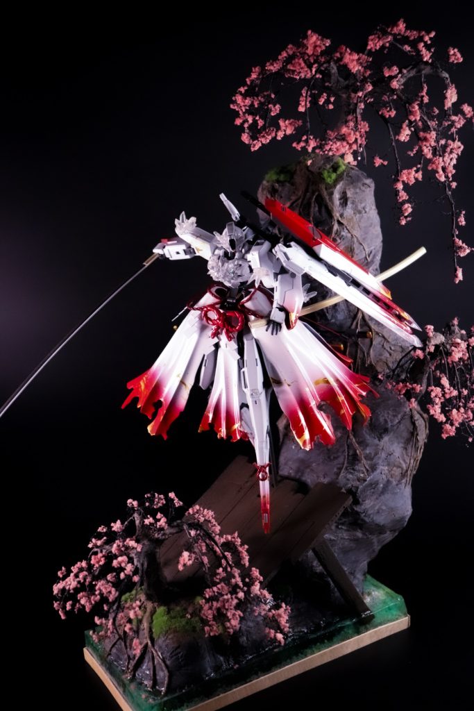 ベースは和を感じるよう日本庭園と桜をイメージ