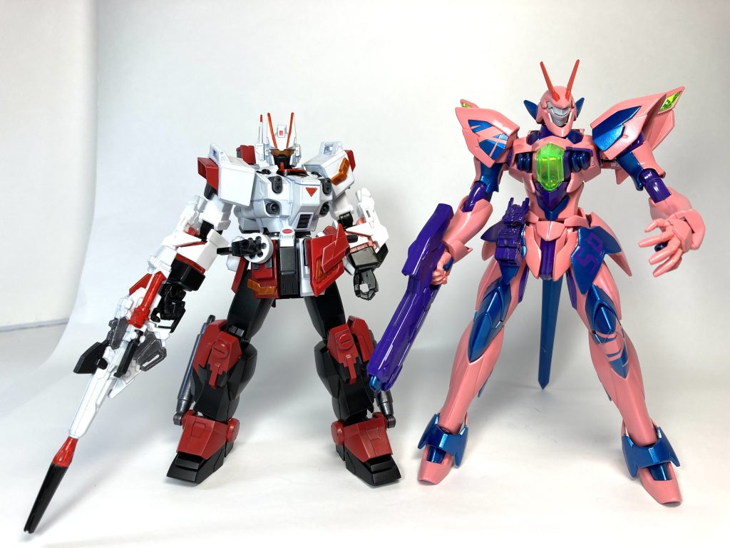 最後に前作のゼイドラリバイと撮影📷こうして並べると意外と身長差があるw あともう一体で追いつきます💪🦗🚂