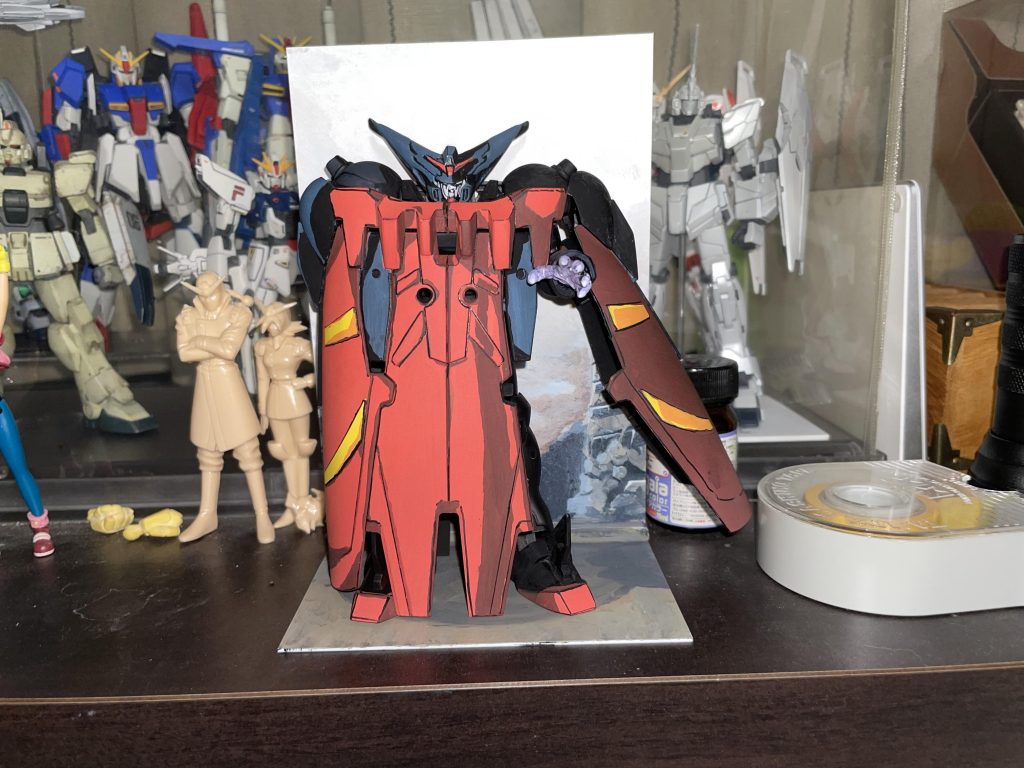 マスターガンダムノーマルモード（本体旧キット）–2枚目/制作者：NbHaruto
