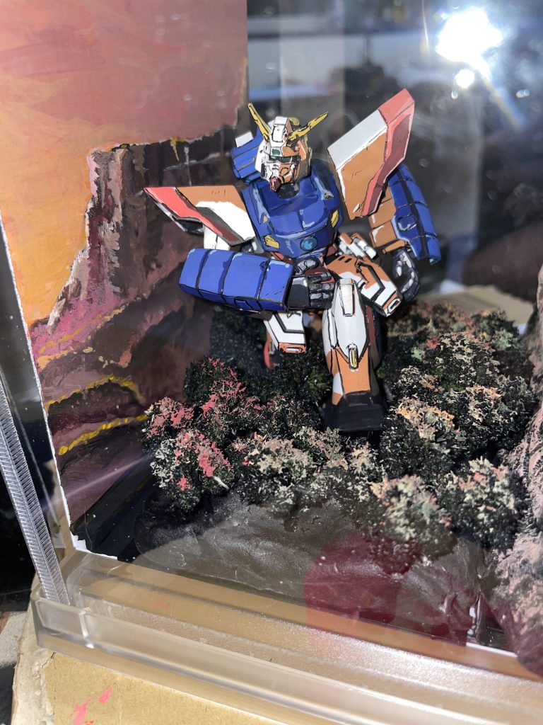 背景も手書きでそれっぽく書いてます。