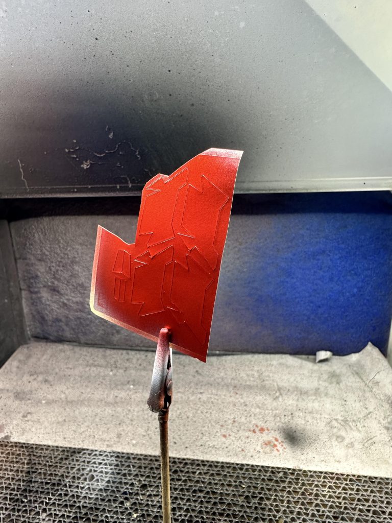 色乗せて完成。塗り分け面倒ならシールを有効活用しましょー