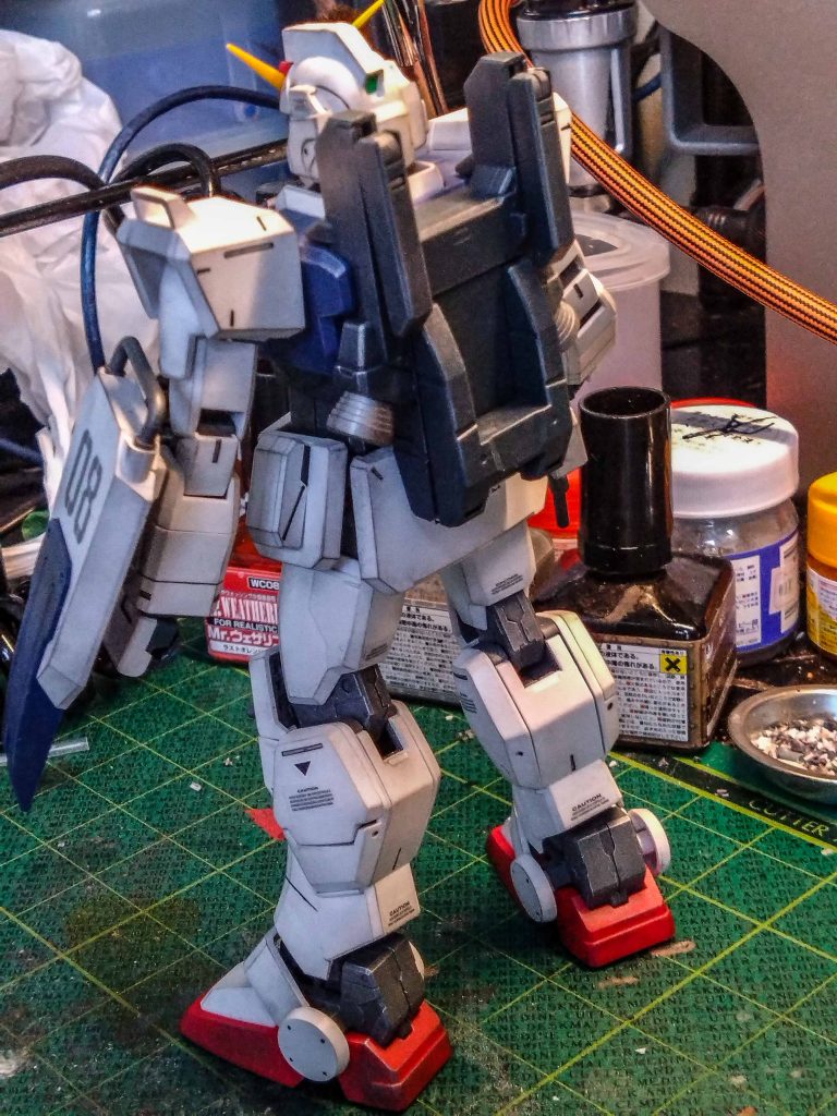 背部もなんの工夫もなく仕上げてます。気が向いたらウェザリングで汚しますかね。