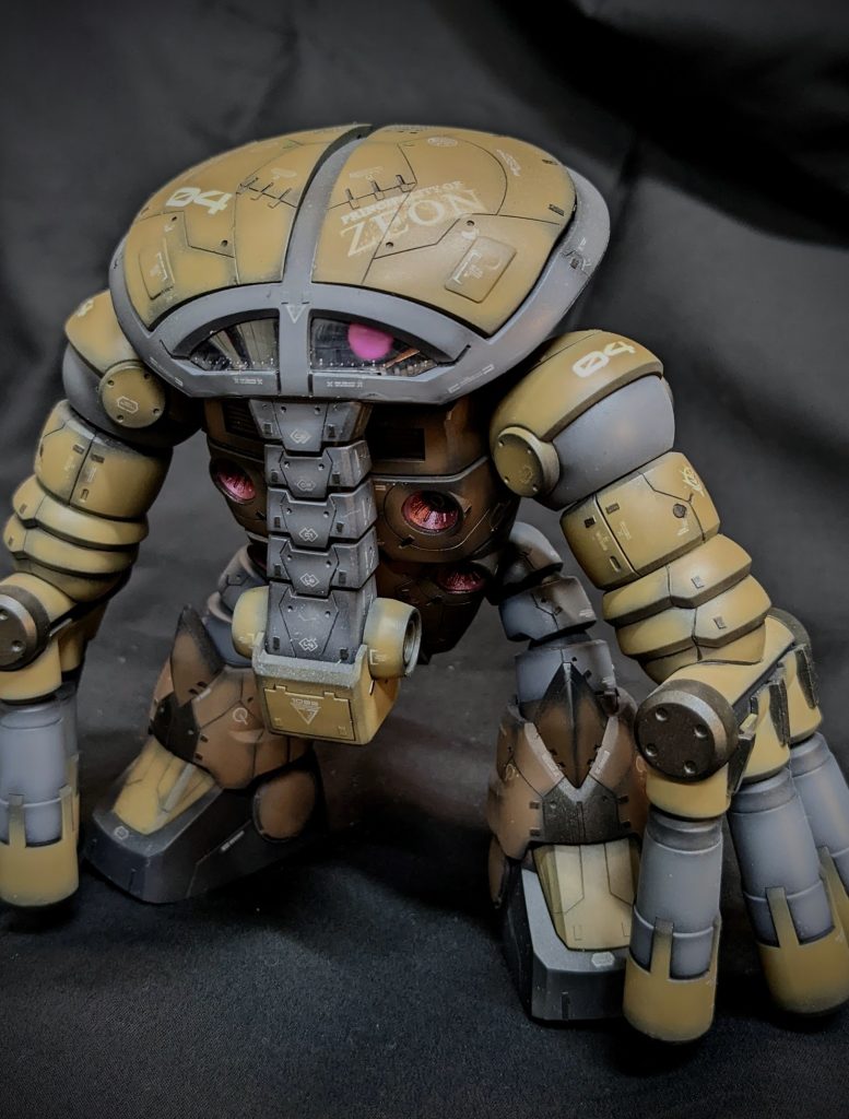 どーしたって、残念なメカ感のあるジュアッグ。威風堂々な迫力を目指して改修しました。t