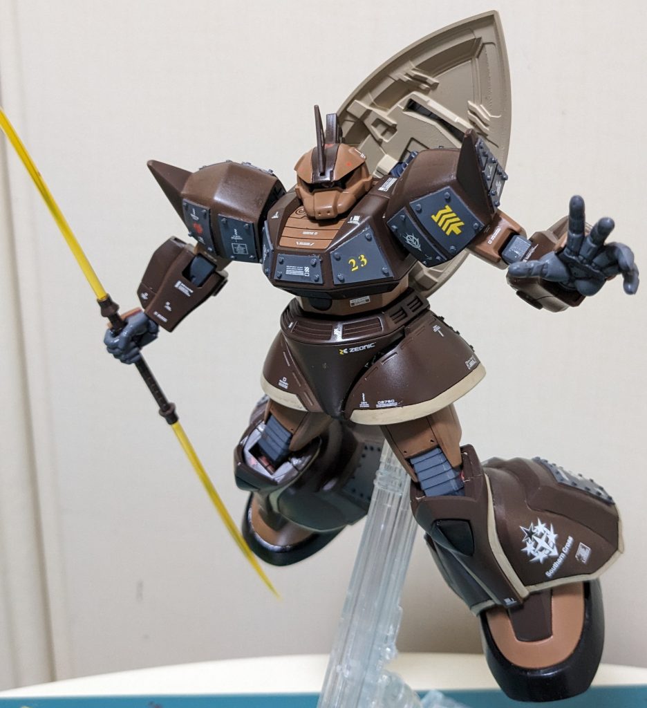 紛失したツノを発見したので新たにパシャリ