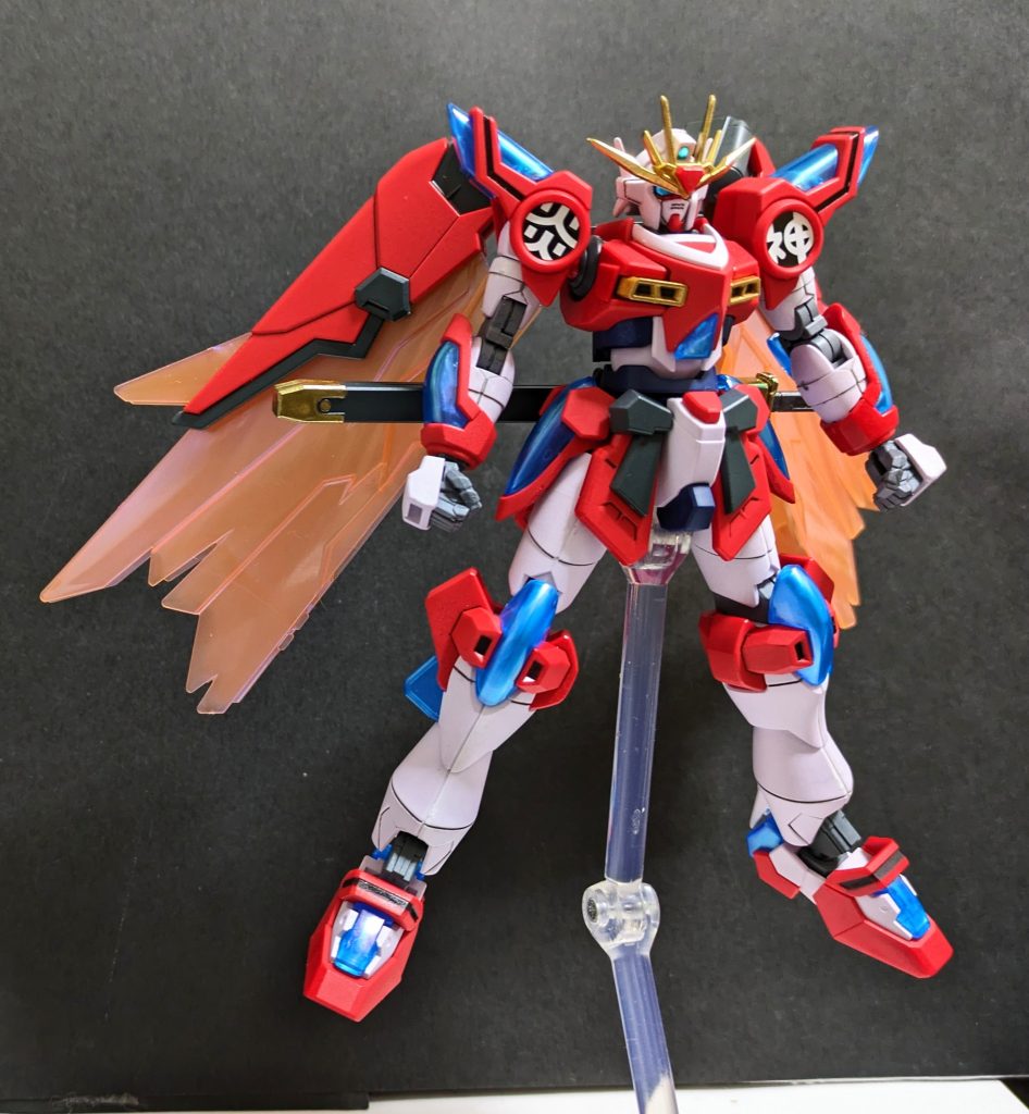 HG 神バーニングガンダム–2枚目/制作者：@Ymarl1