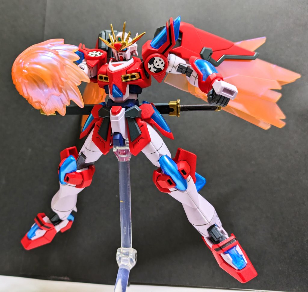 HG 神バーニングガンダム–2枚目/制作者：@Ymarl1