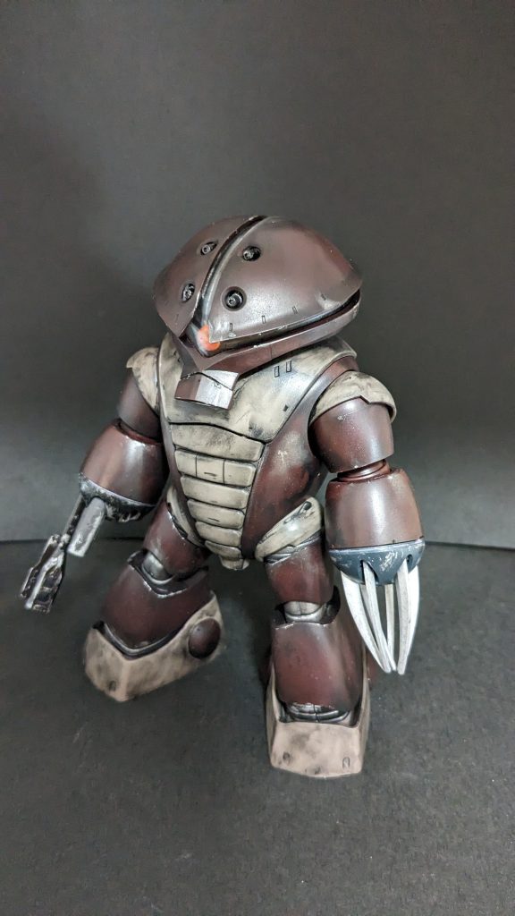 派手に暴れまわるアッガイをイメージ。閲覧頂き、ありがとうございました!