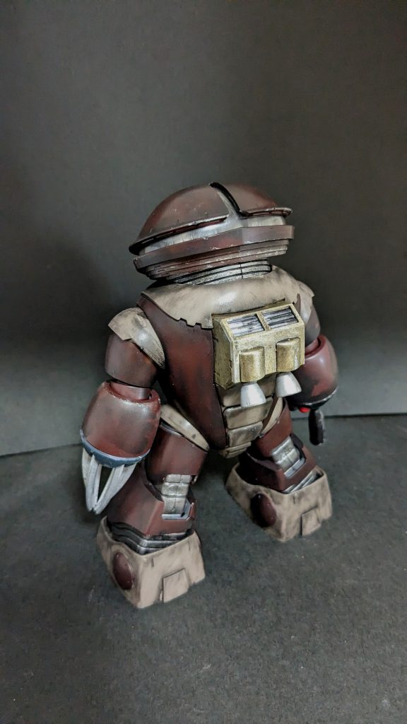 一般兵っぽく、後ろはノーマルで。それでも可愛くて私は好きです(笑)