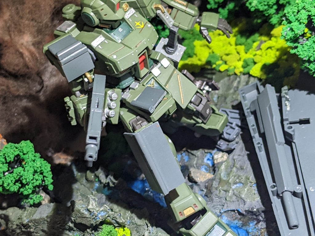 ウェポンコンテナからライフルを取り出す。