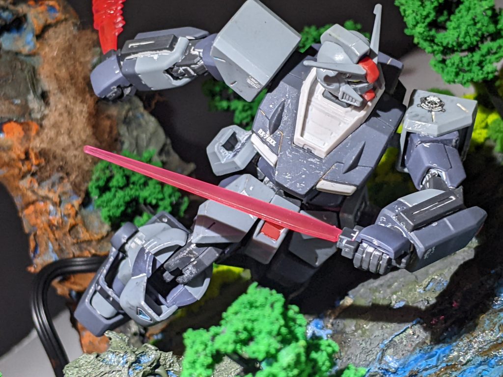 ガンダムバーサスで見た動きだぁこれぇ!さて、ジオラマはここまで。          ケンプファー、来い!