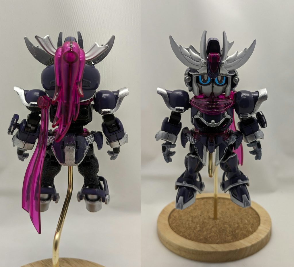 真鍮線の上から紐を通してみた